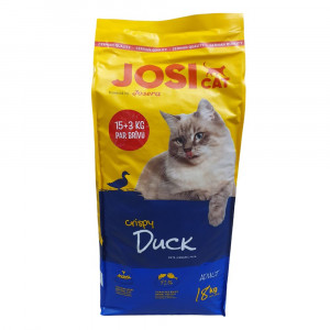 Josera JosiCat Crispy Duck & Fish 15kg +3kg DĀVANĀ